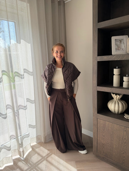 Pantalon Balloon choco
