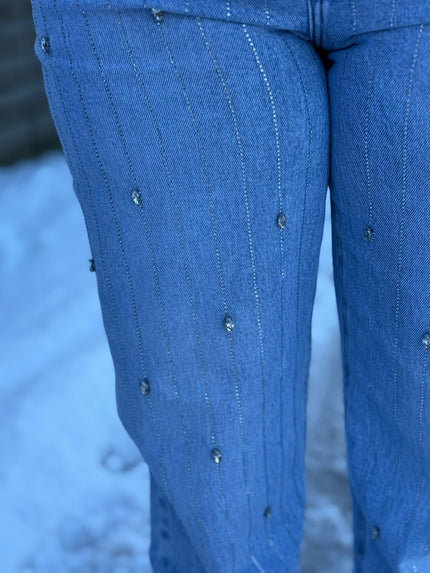 Queen Hearts jeans diamond