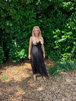 Zwarte maxi dress