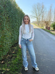 Jeans Queen Hearts glitter