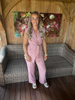 2-delig set roze