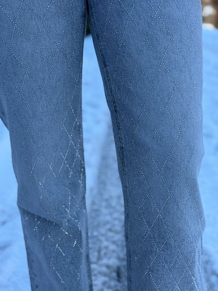 Queen Hearts jeans grey