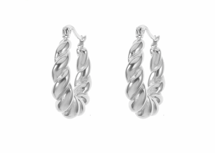 Oorbellen ringen zilver