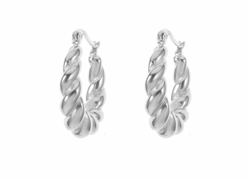 Oorbellen ringen zilver