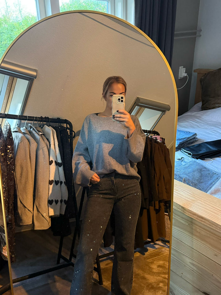 Jeans grijs Sparkle