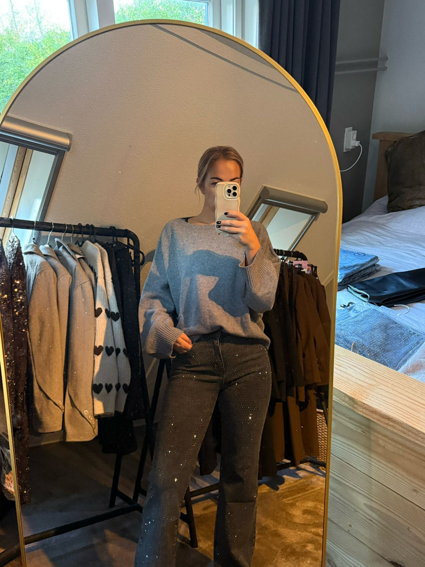 Jeans grijs Sparkle