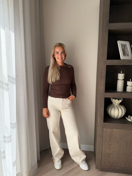 Jeans crème